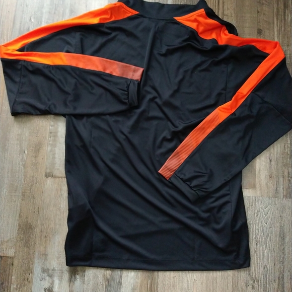 Medium Adidas NCAA Miami Hurricanes 1/4 Zip Knit Men’s Primeblue LS AZB001 SHIRT - Picture 9 of 9